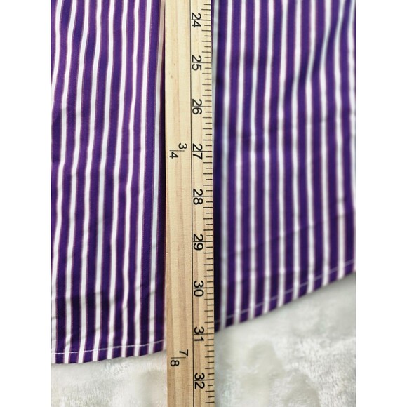 International Laundry Men's XL Fushia / White Striped‎ Long-Sleeve Shirt - Picture 9 of 11